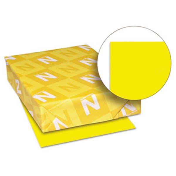 Easy-To-Organize Astrobrights Colored Paper; 24lb; 11 x 17; Solar Yellow; 500 Sheets-Ream EA719568